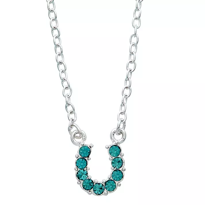 AWST RHINESTONE HORSESHOE NECKLACE
