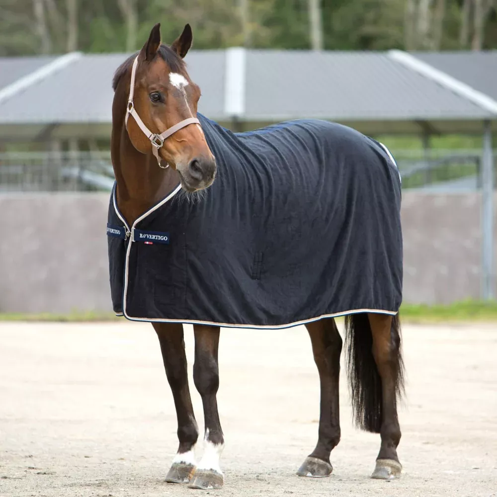 B Vertigo Walter Towel Sheet - Dark Navy