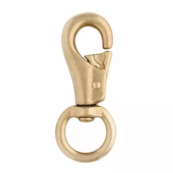 Barcoded 3142 Bull Snap, 1", Solid Brass