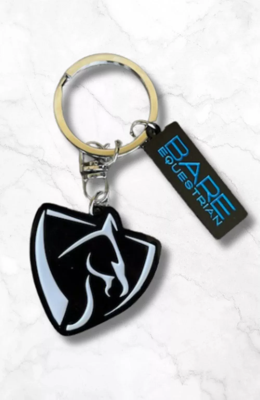 BARE Equestrian Metallic Keyring