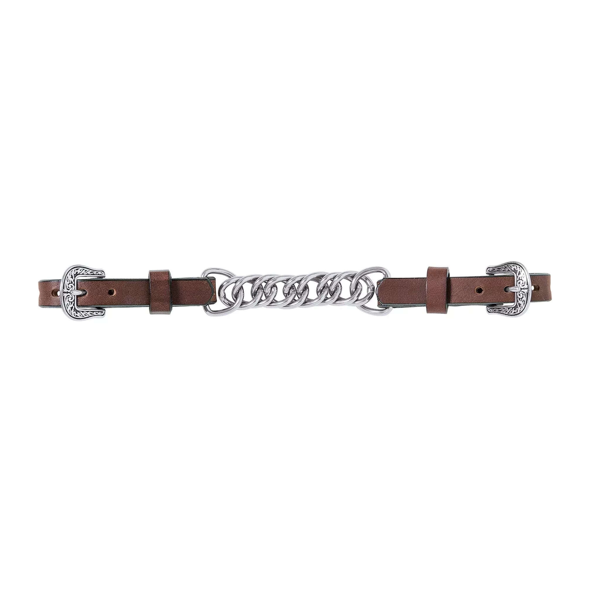 Basin Cowboy 4-1/2" Single Flat Link Chain Curb Strap
