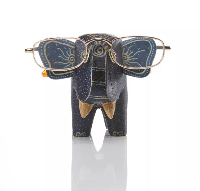 Batik Elephant Eyeglass Holder