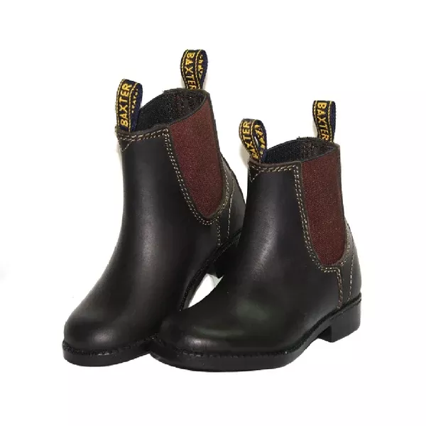 Baxter Childrens Boots | Tuffy Claret | Sizes 1 to 3.5