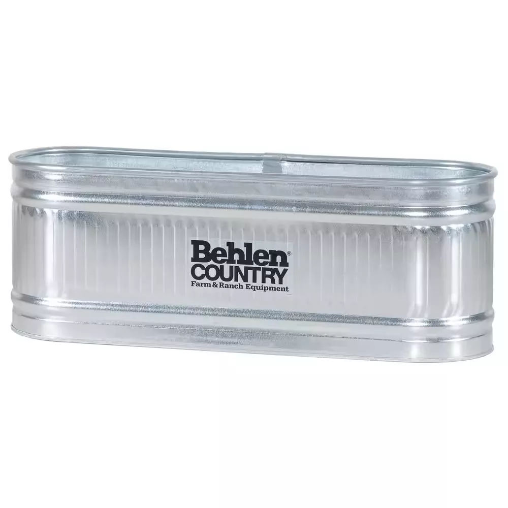 Behlen Oval Galvanized Stock Tank, 2" x 2 "x 6"