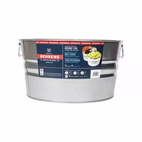 Behrens Galvanized Wash Tub, 17Gal