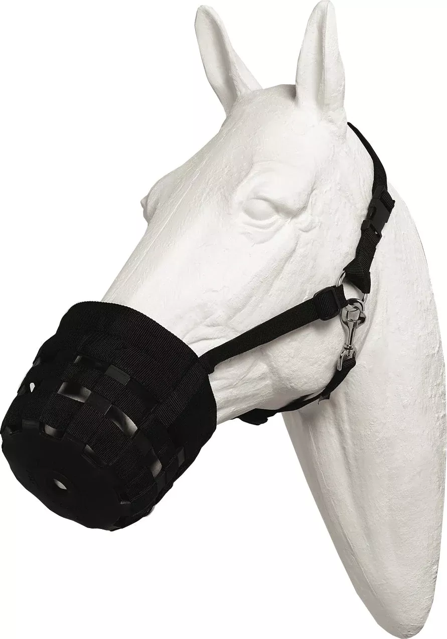 Best Friend Deluxe Grazing Muzzle, Pony, Black