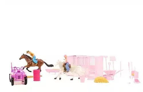 BigTime Rodeo Stall and ATV Pink Play Set