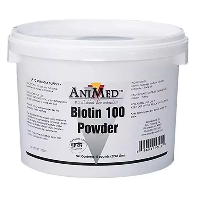 Biotin 100 Powder, 5lb