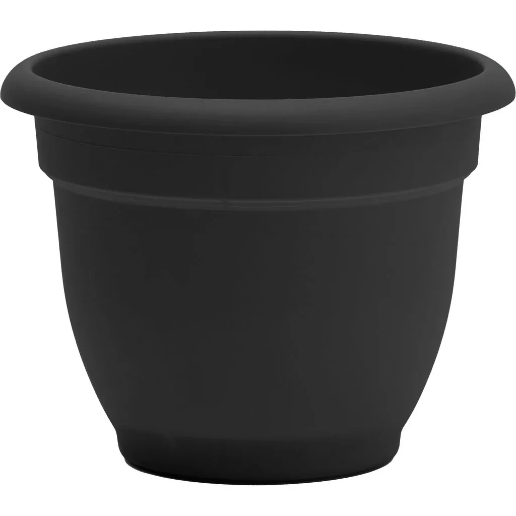 Bloem Ariana Planter, 8 in, Black