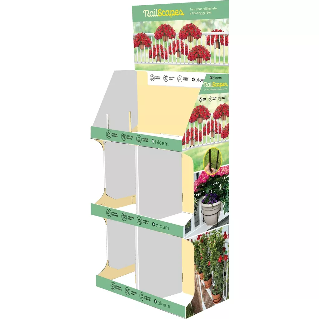 Bloem Railscape Display, 72 Pc, Black