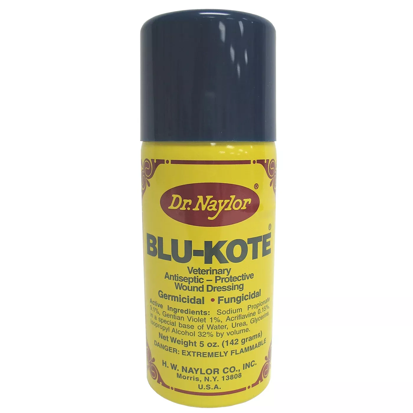 Blu-Kote Veterinary Antiseptic Protective Wound Dressing Aerosol 4.5 oz.