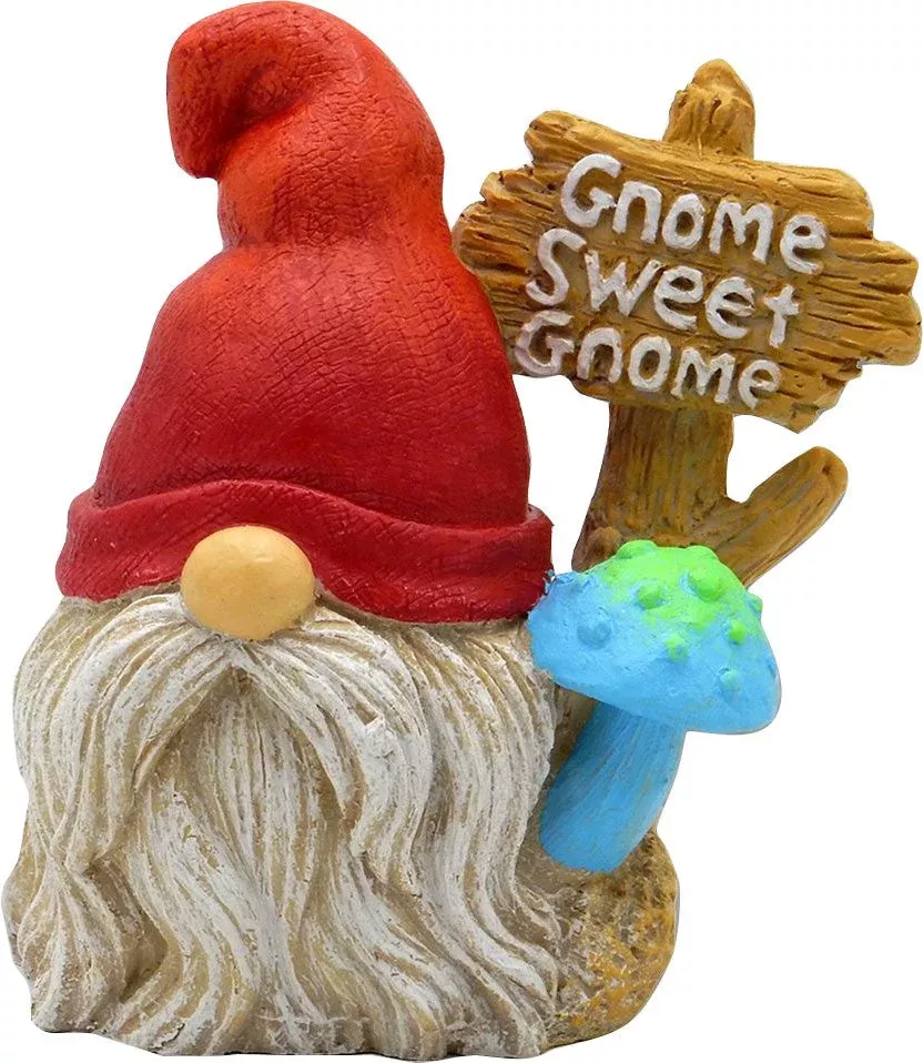 Blue Ribbon Exotic Environments Gnome Sweet Gnome Aquarium Ornament Small