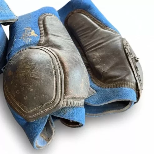 Blue Splint Boots