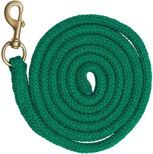 Braided Lead Rope PP 32mm Brass Plated Snap
