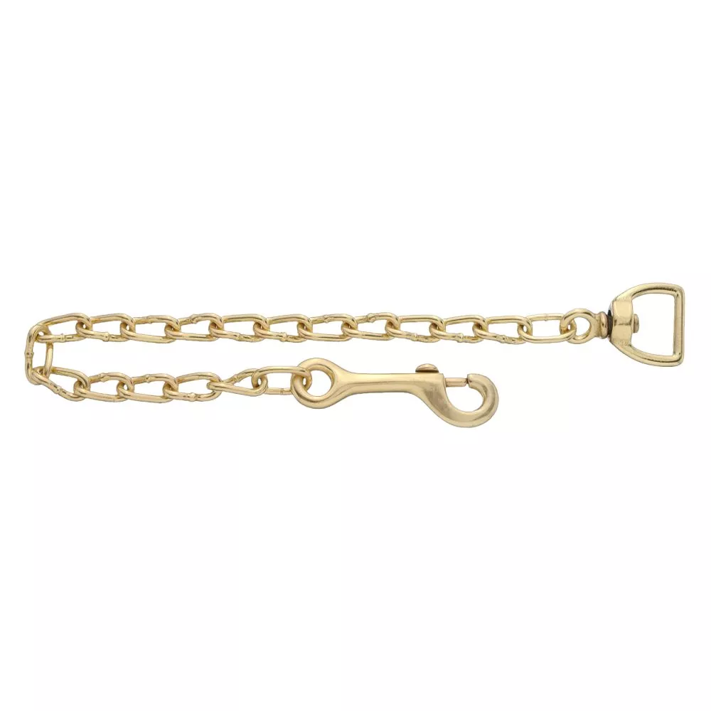 Brass-Plated 20″ Lead Chain