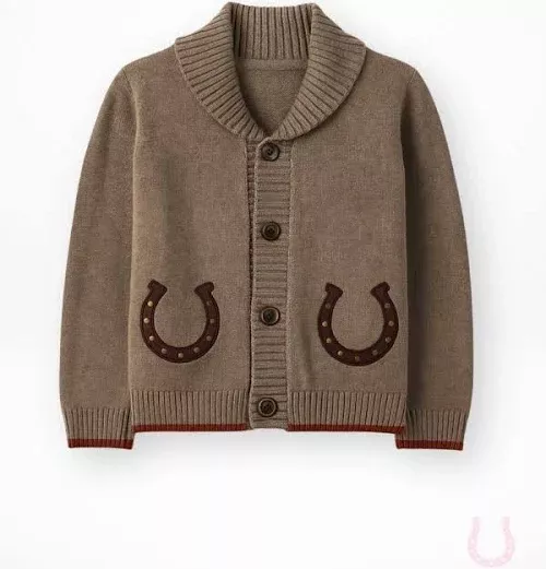 Bridle Up Hope Frontier Horseshoe Cardigan