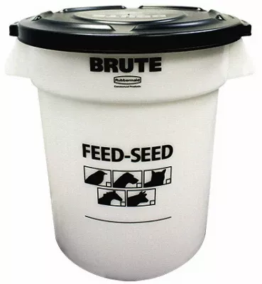 Brute Feed/Seed Container w/ Lid, 20Gal