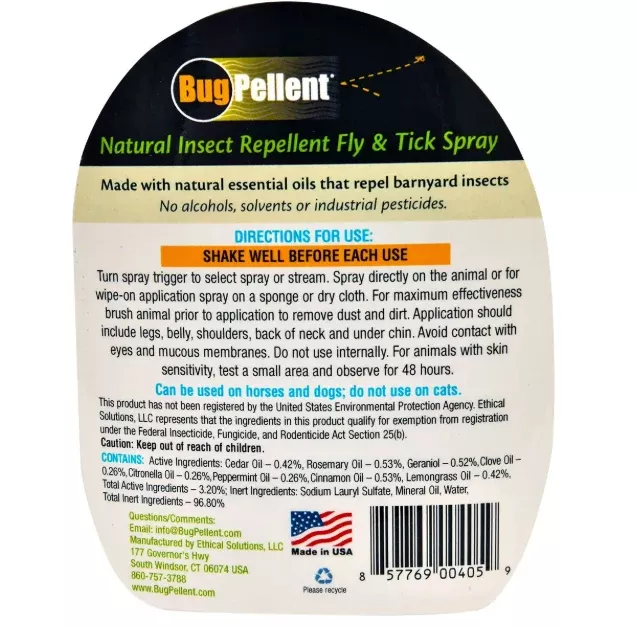 Bug Pellent Fly Spray 32oz +