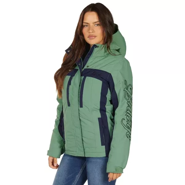 Bullzye Womens Jacket | Carla | Moss / Navy
