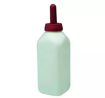Calf Bottle with Snap-on Nipple, 2Qts