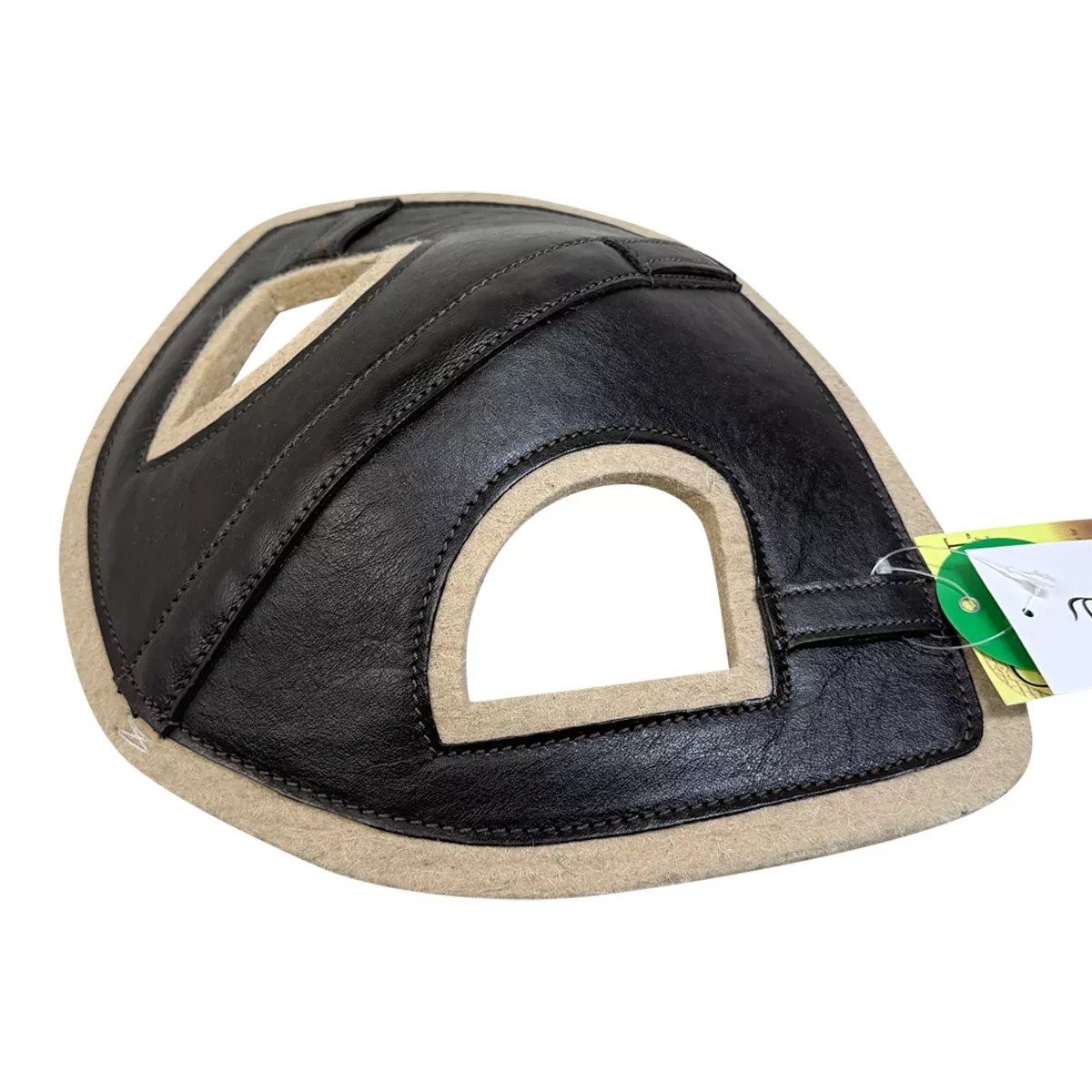 Camelot Leather Head Bumper in Brown - One Size