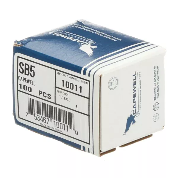 Capewell Slim Blade 5 Nails, 100 count