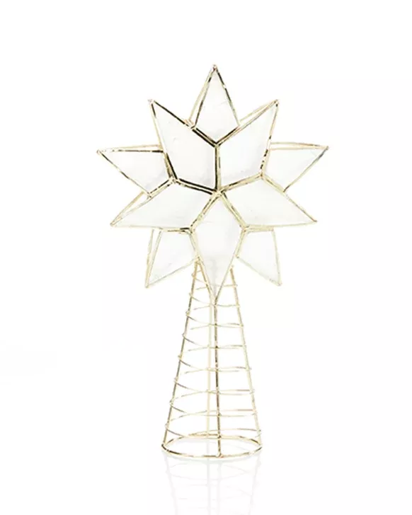 Capiz Star Tree Topper