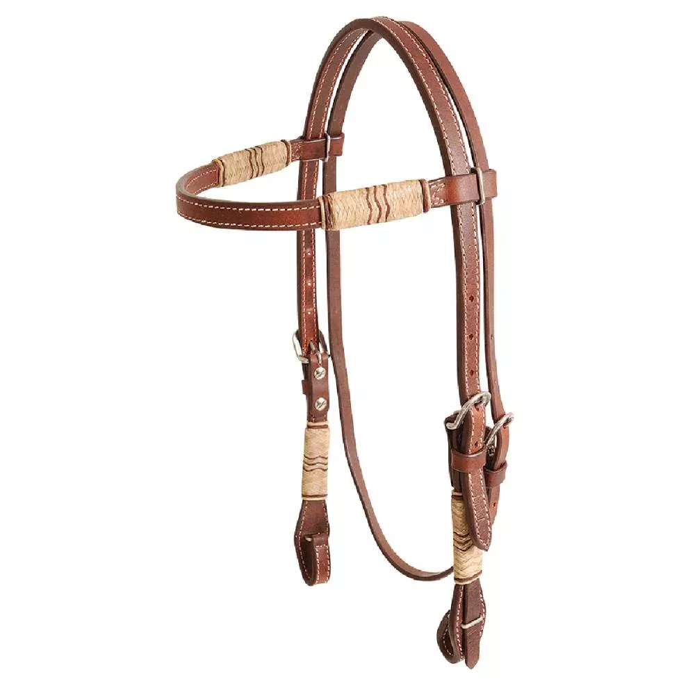 Cashel Rawhide Trim Browband Headstall