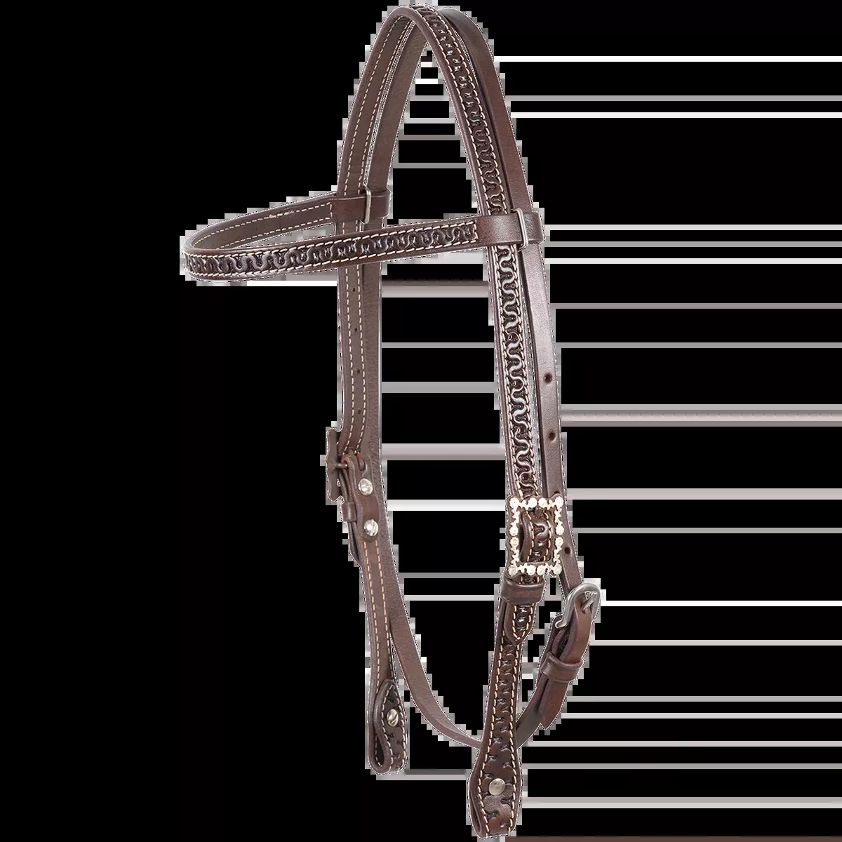 CASHEL SNAKE STAMP HEADSTALL