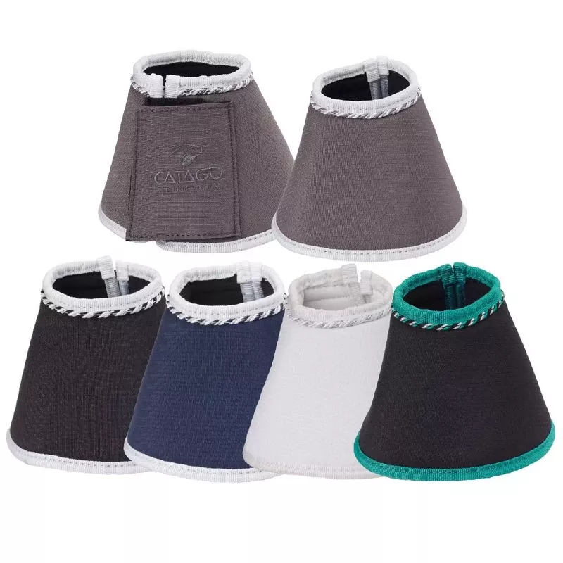 Catago Diamond Bell Boots-White/Navy – Black/Turquoise