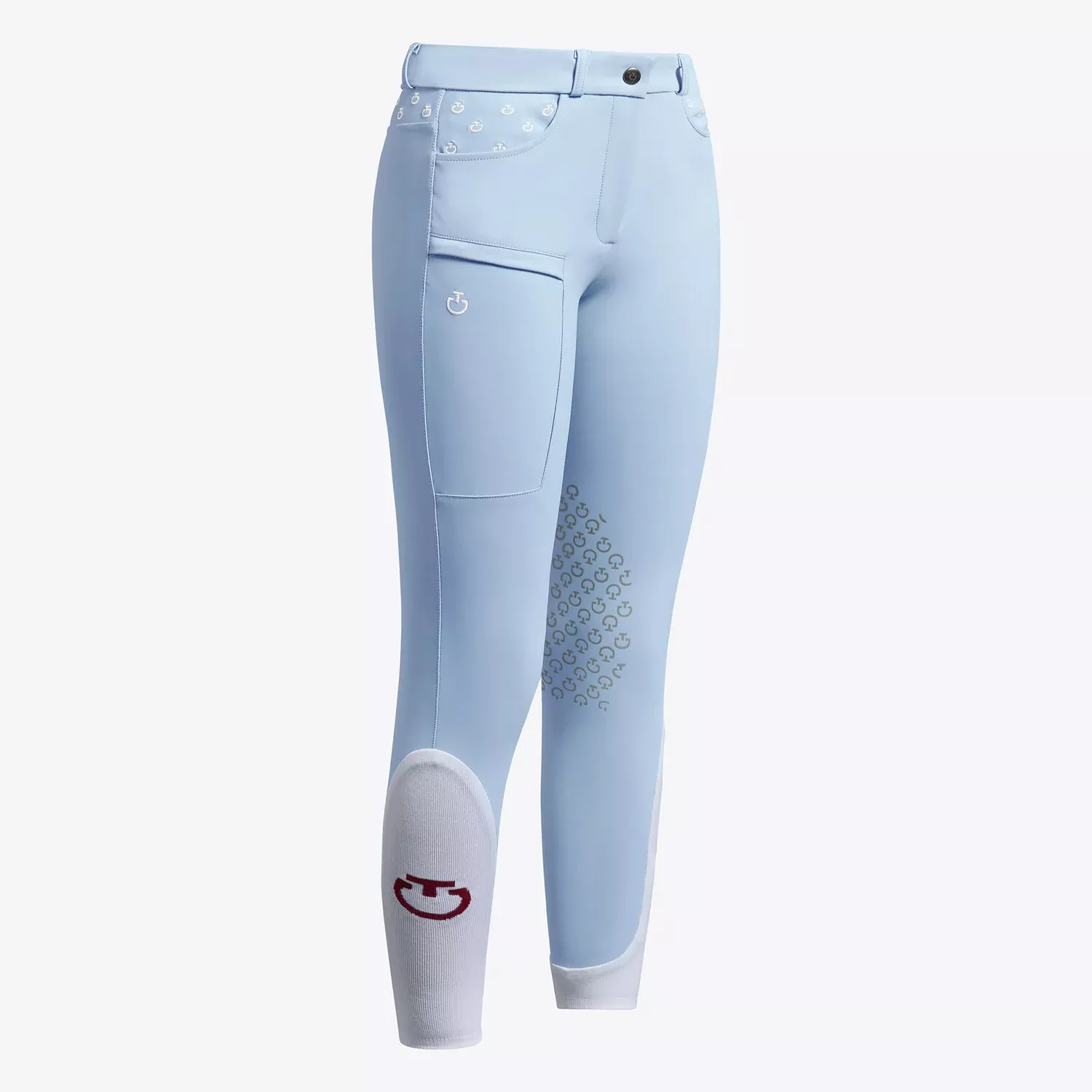 Cavalleria Toscana Girls Embroidery CT Grip Breeches