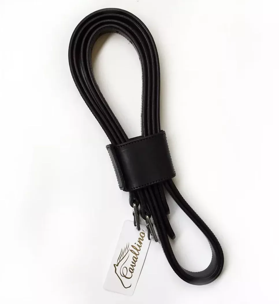 Cavallino Biothane Centre Stirrup Leathers