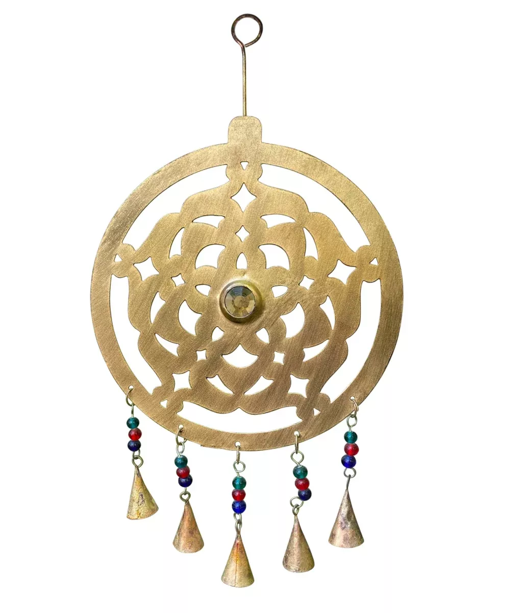 Celtic Chime Recycled Iron and Glass Beads