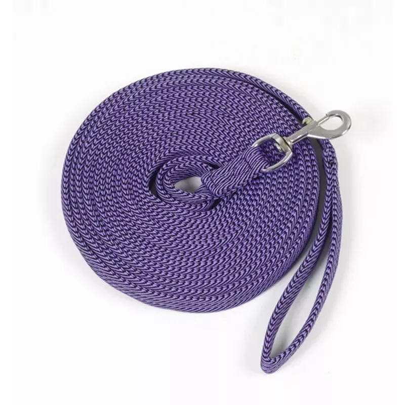 Centaur Cushion Padded Lunge Line – Purple/Navy