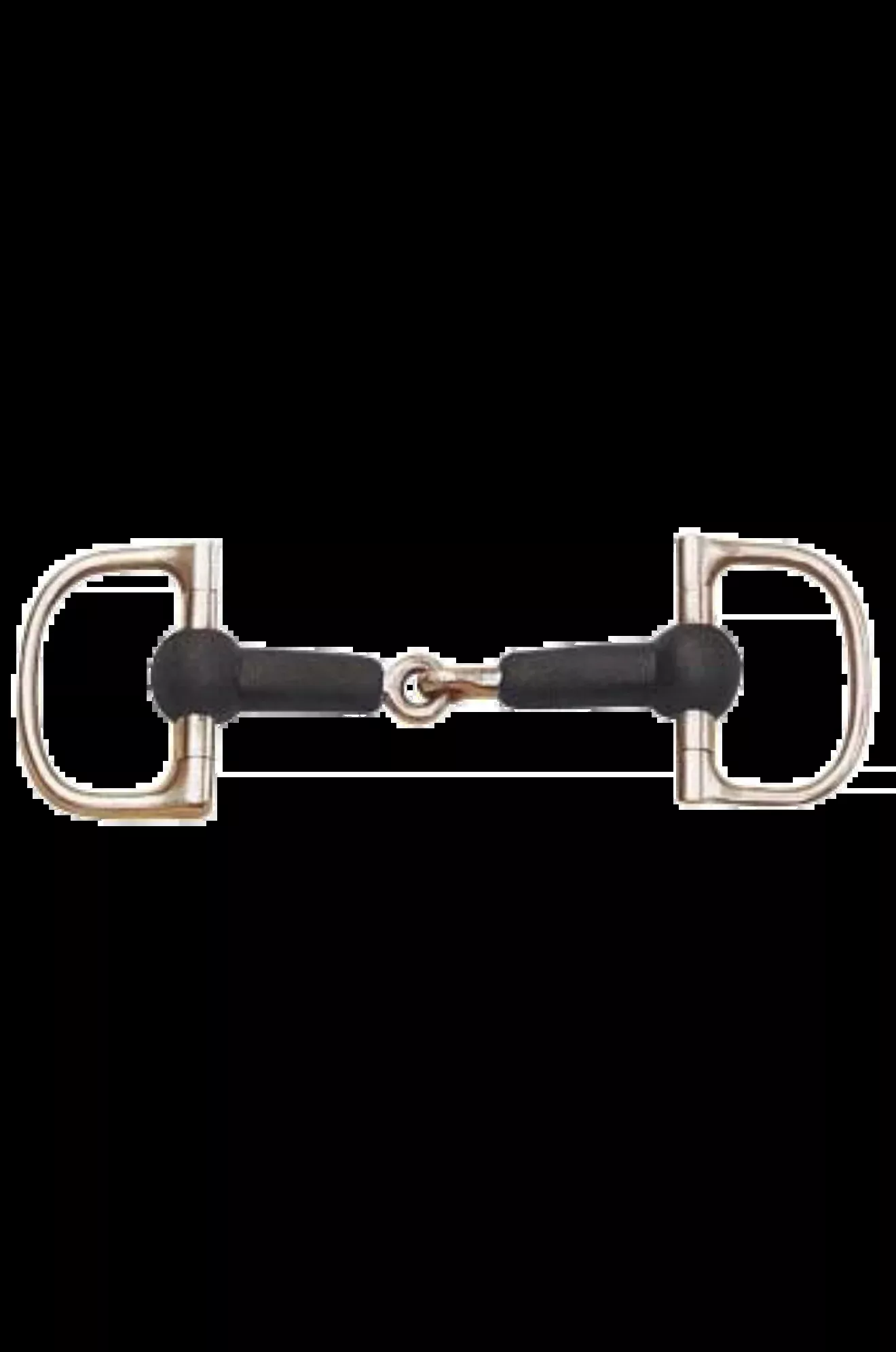 Centaur Jointed Soft Rubber Barrel Dee Bit