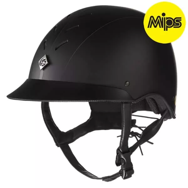 Charles Owen Blk My Ps (55cm)