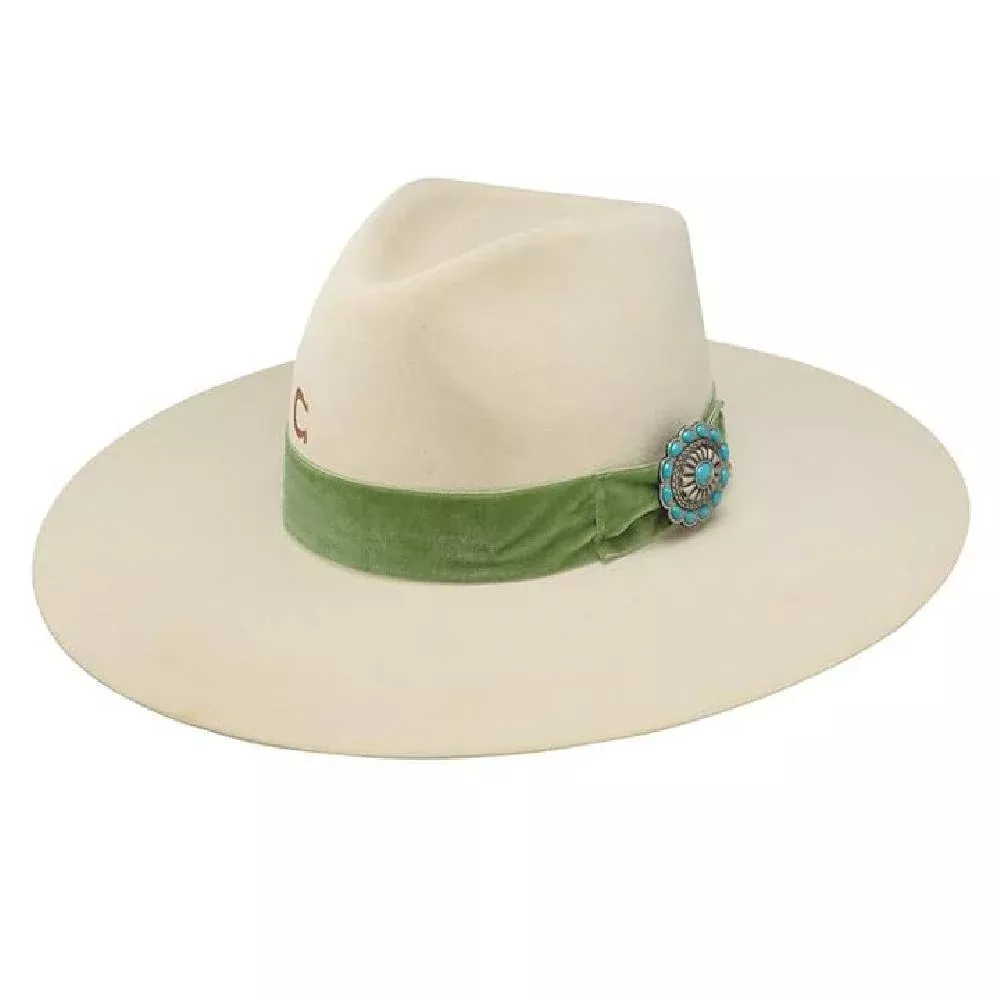 Charlie 1 Horse Shiloh Ivory Felt Hat