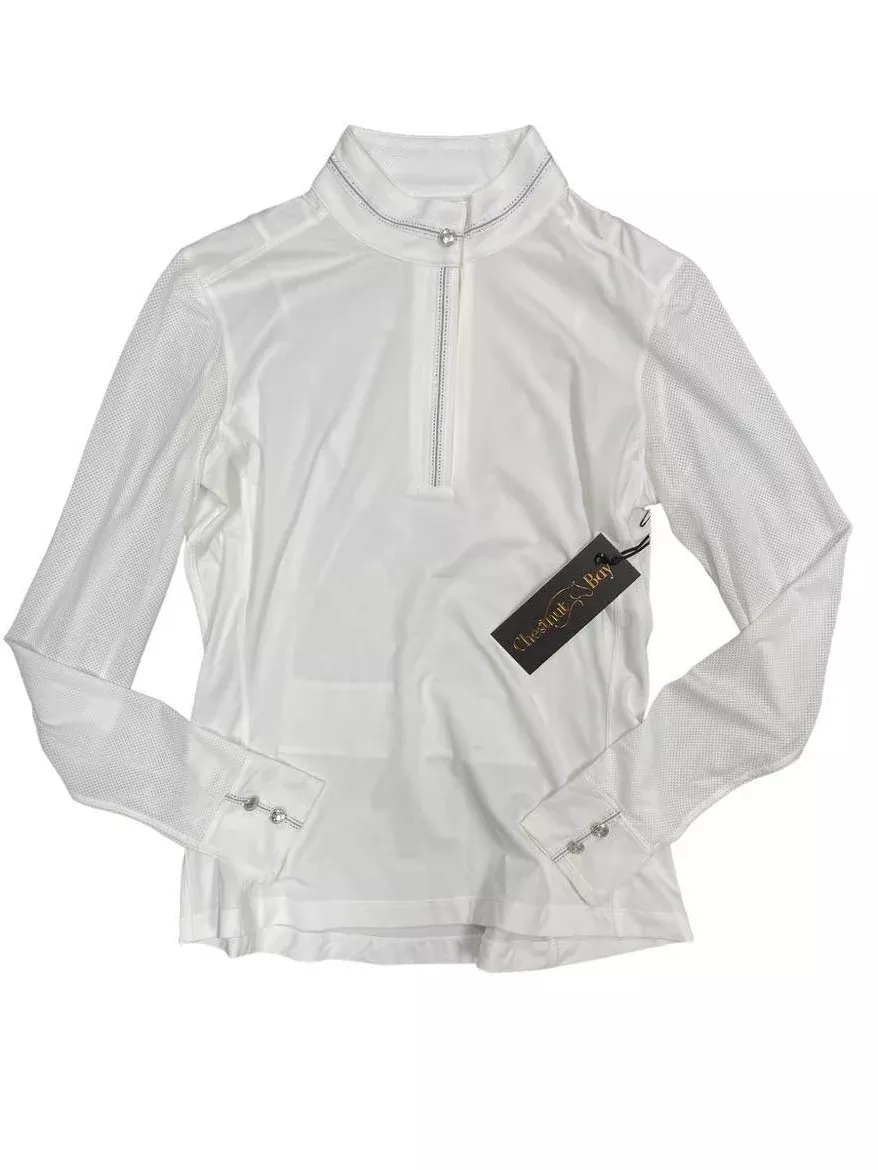 Chestnut Bay LS Show Shirt - White - S - USED