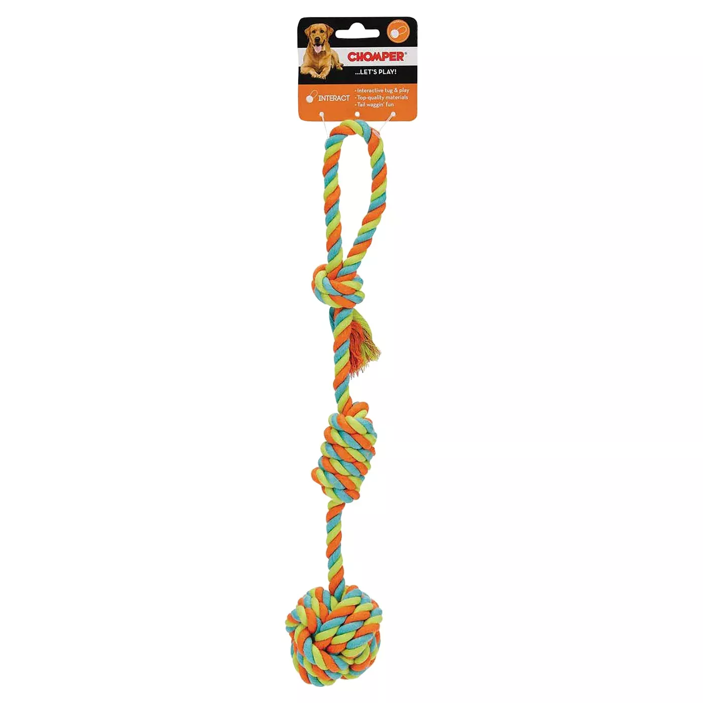 Chomper Rope Fist Tug Toy