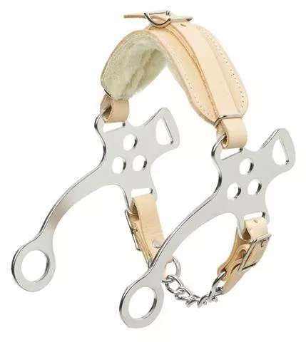 Chrome Plated Steel Cheek Hackamore