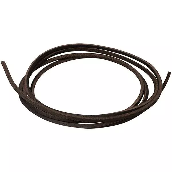 Chrome Tanned Leather Lace, Chocolate, 1/8" x 72"