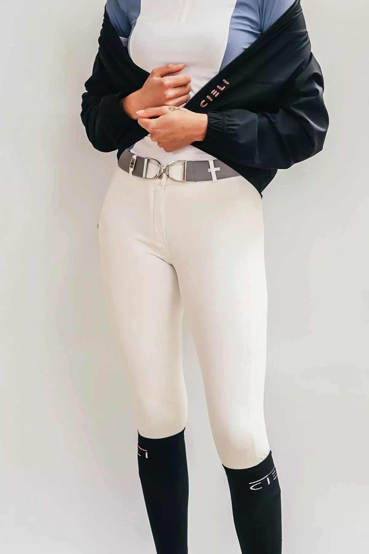 Cieli Equestrian - Berlin Performance Riding Breeches – White Competition