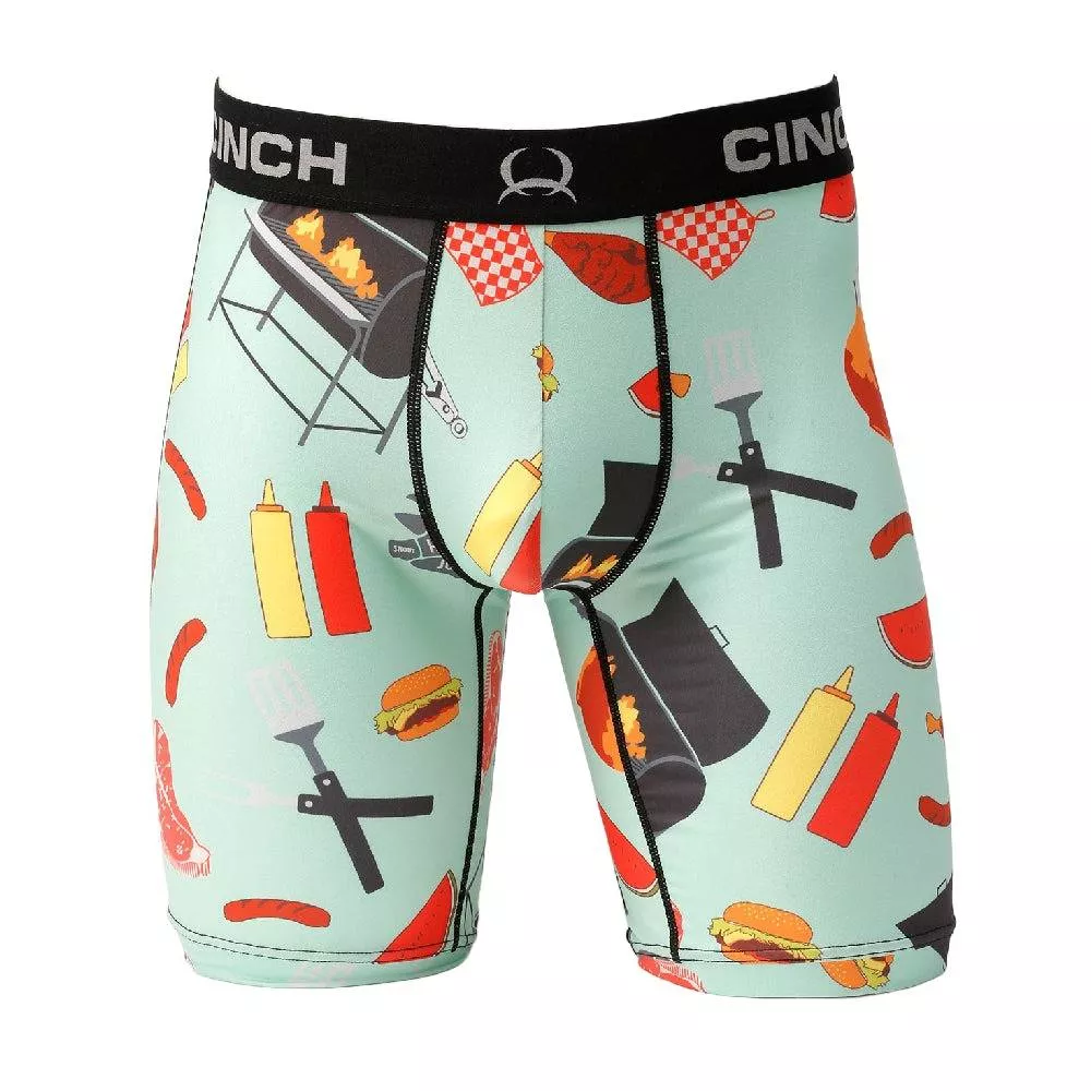 Cinch Men's 9" BBQ Boxer Brief