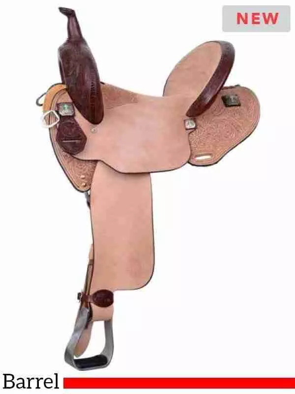 Circle Y Great Oak Barrel Saddle 2234 w