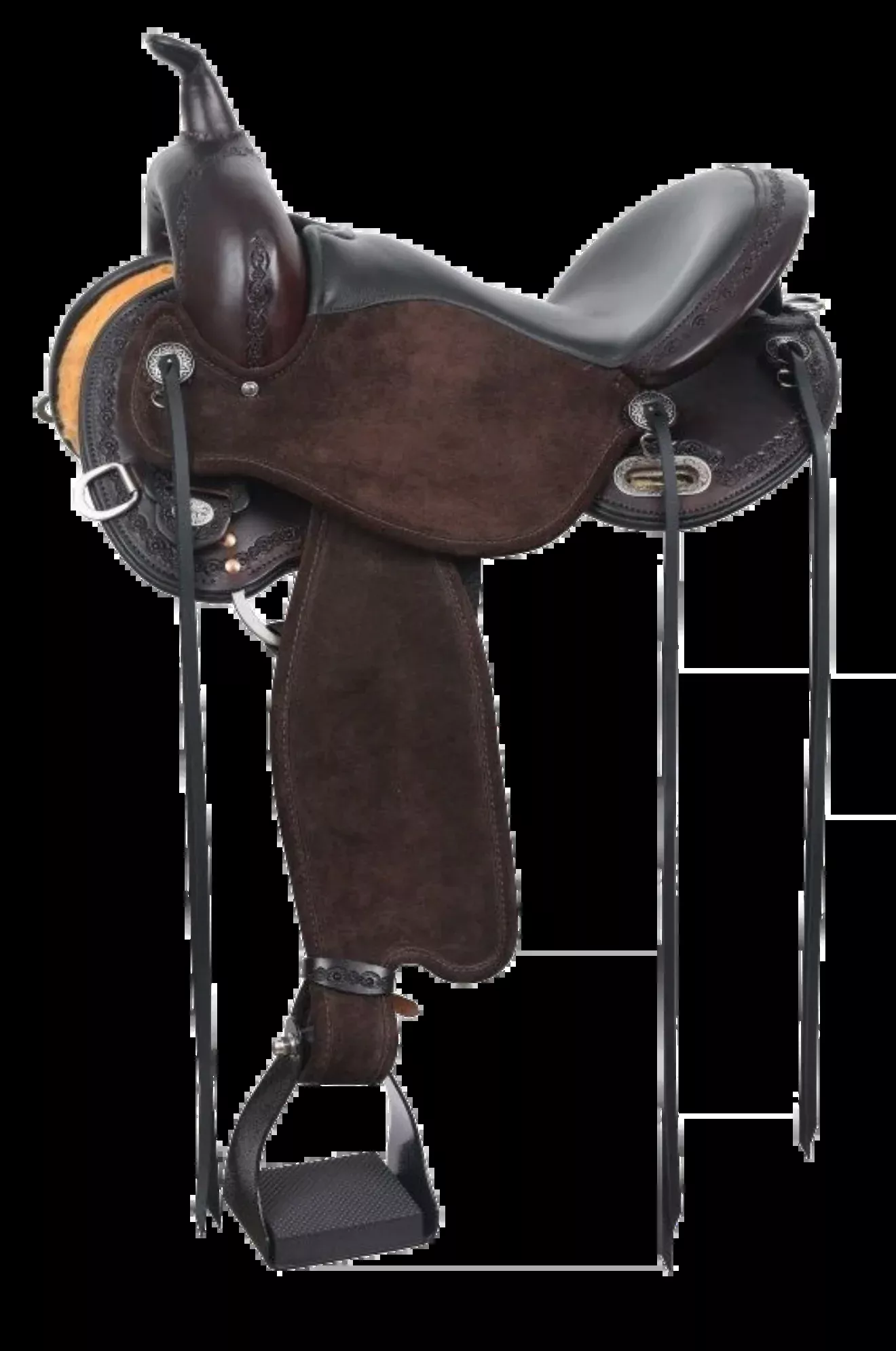 Circle Y Hadley Hybrid Flex 2 Trail Saddle