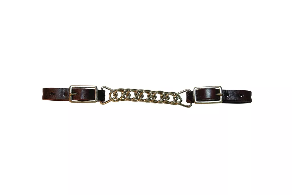 Circle Y Leather Curb Strap 3 1 /2