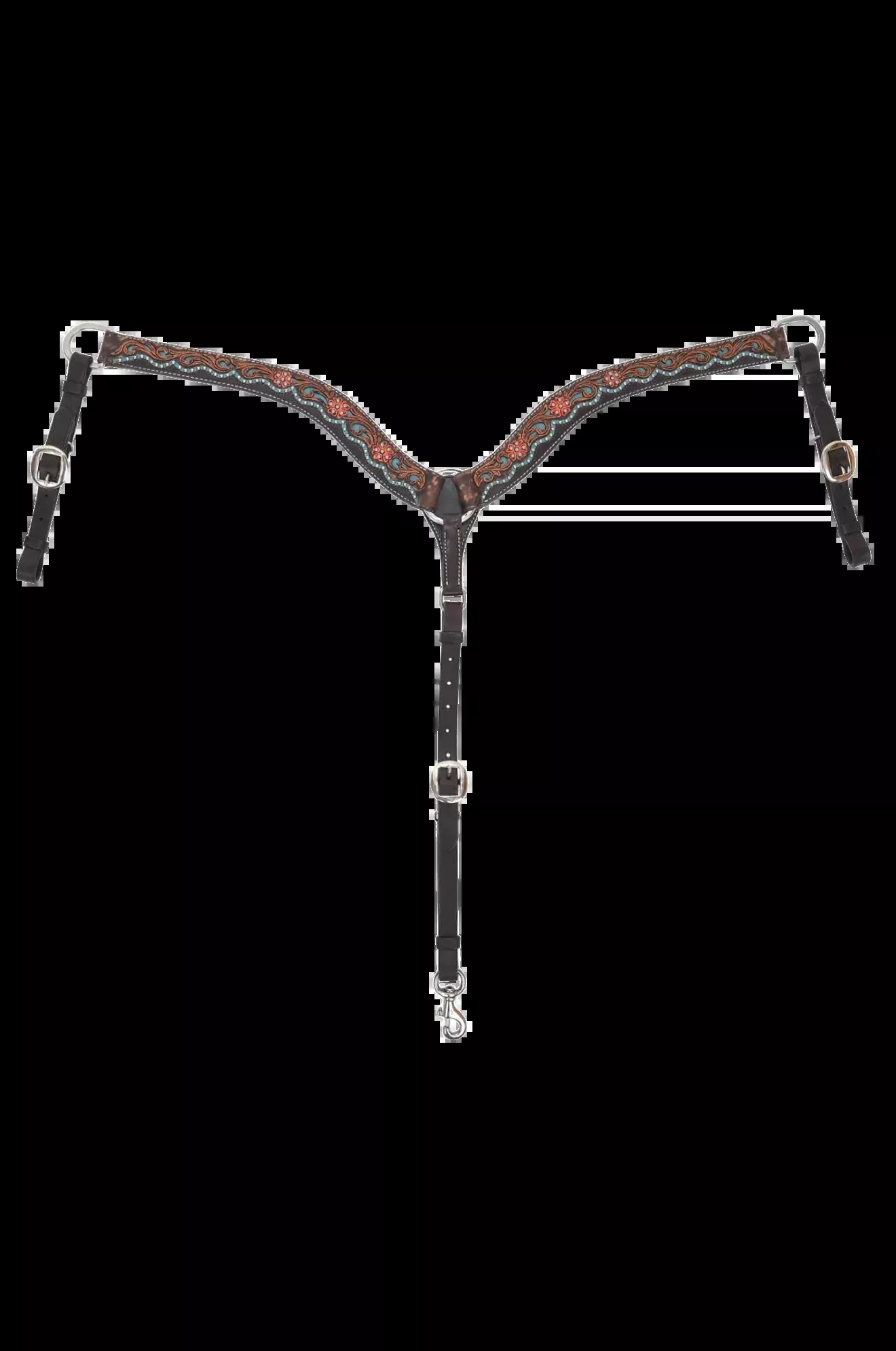 Circle Y Quick Flower Breast CollarDISC