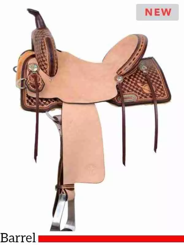 Circle Y Saturn Rising Barrel Saddle 2241 w/