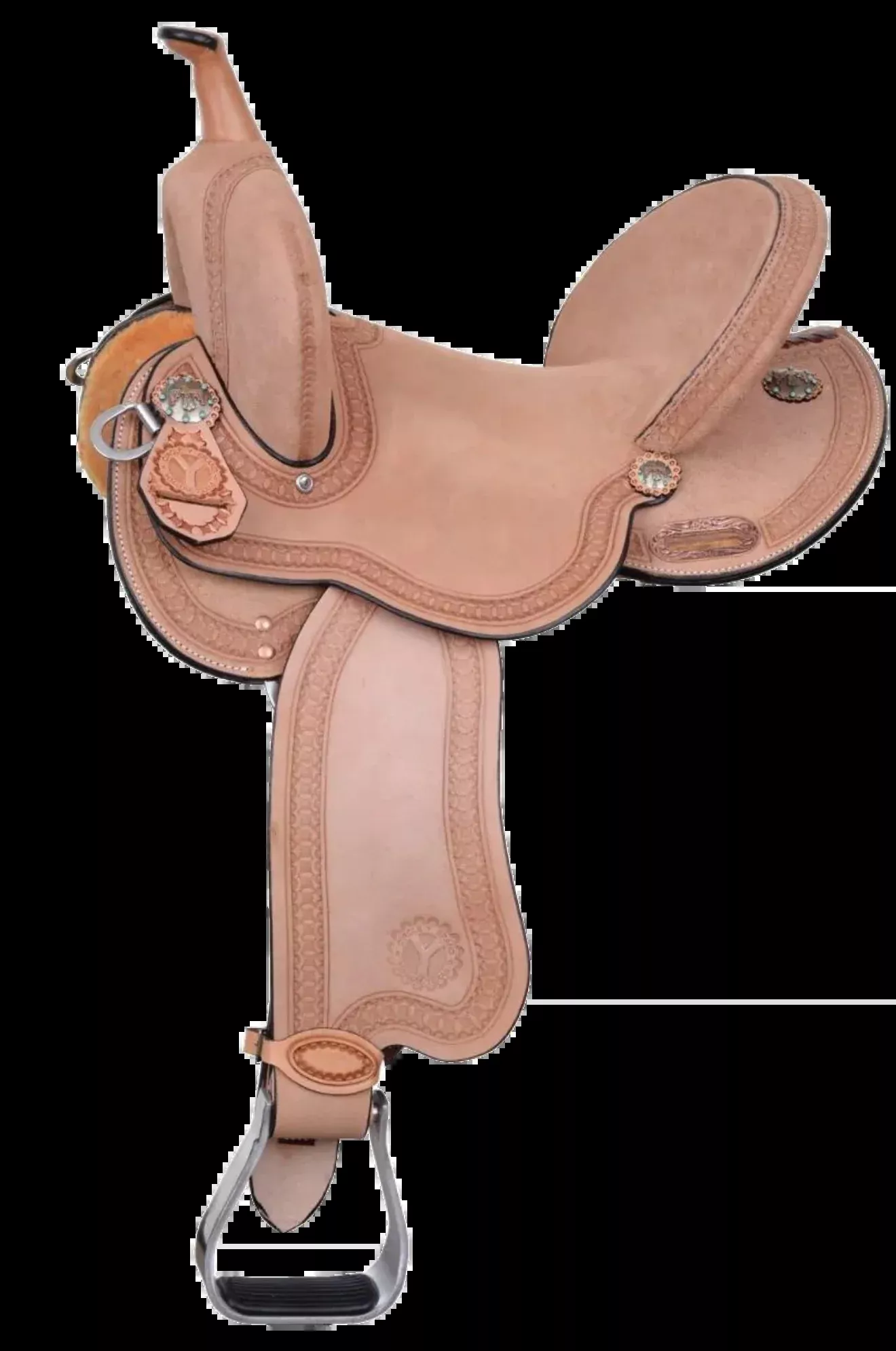 Circle Y Windsor Barrel-Diamond Waffle