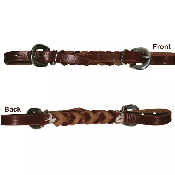 Cirle Y Sharon Camarillo Latigo Braid Curb Strap